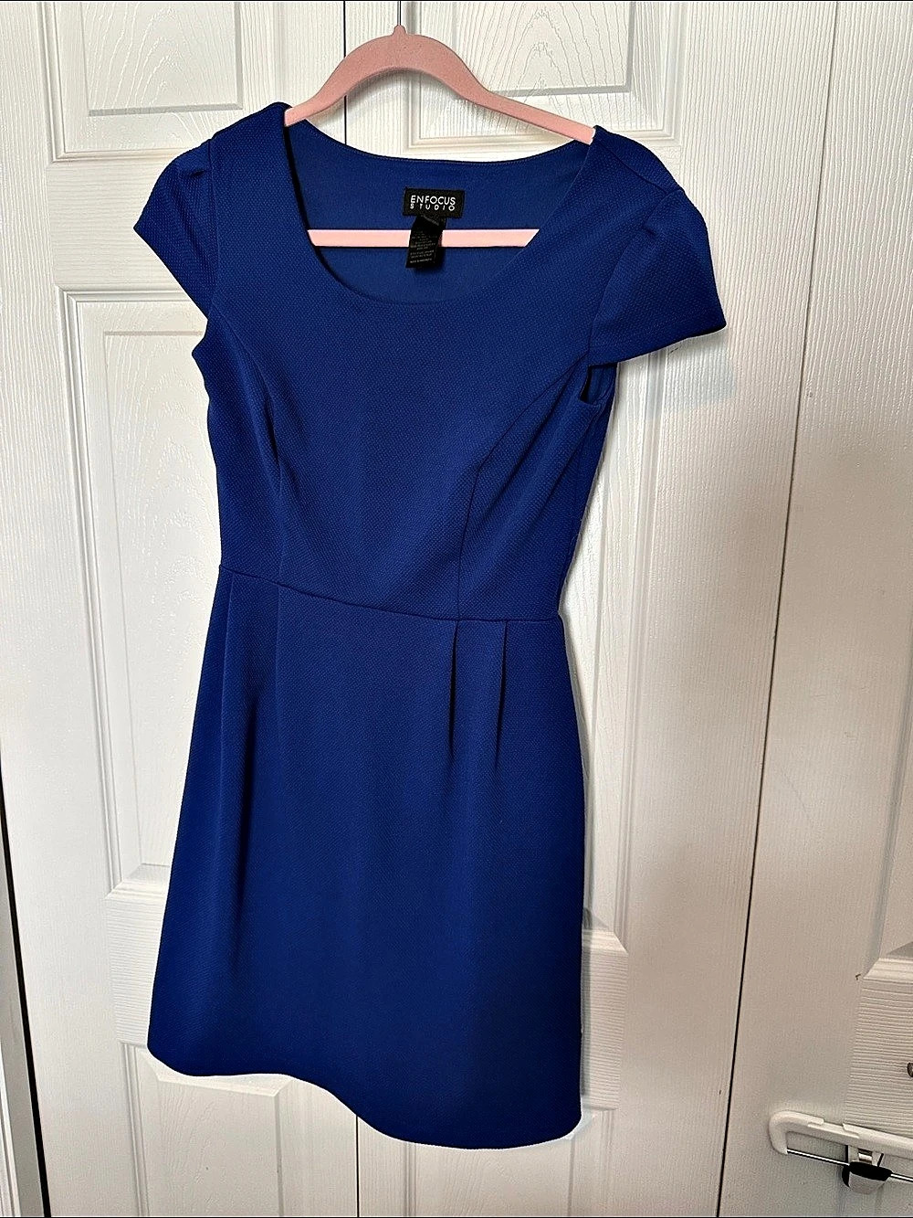Enfocus Studio Women's Mini Dress in Blue Size 6